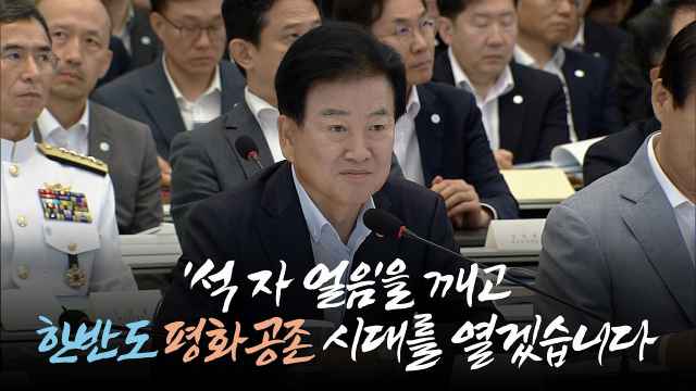 '석 자 얼음'을 깨고 한반도 평화공존 시대를 열겠습니다