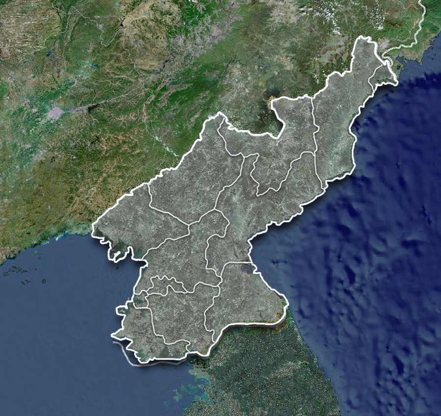 북한날씨 배경지도